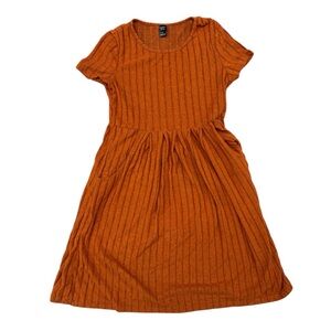 Soft Stretchy Burnt Orange Dress